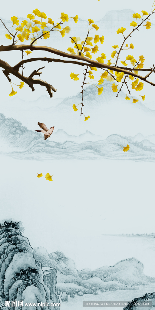 玄关新山水玄关图 TIF分层