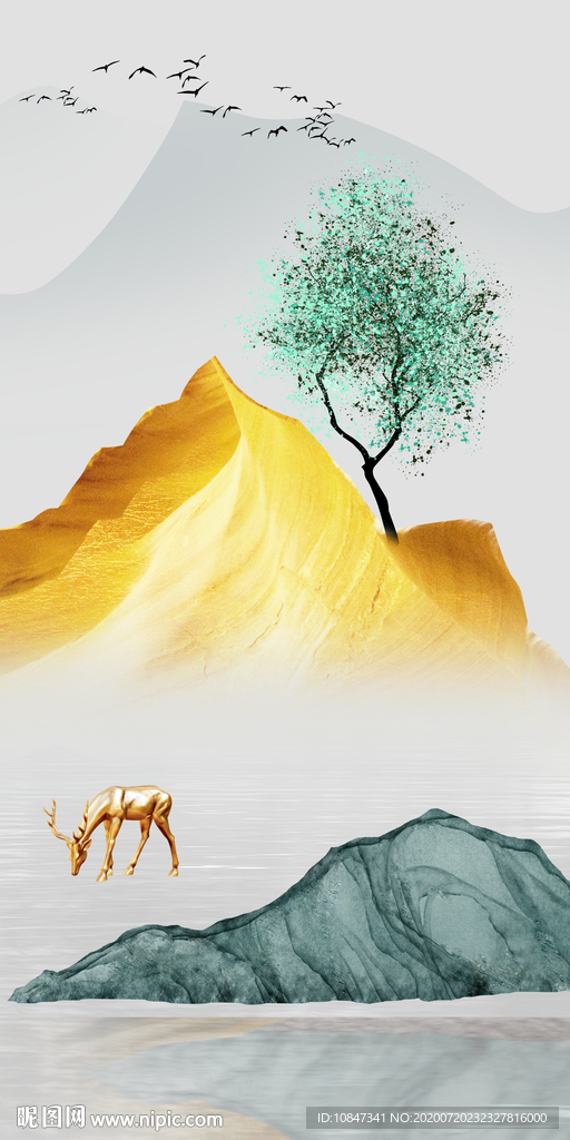 金山 新山水玄关 TIF分层