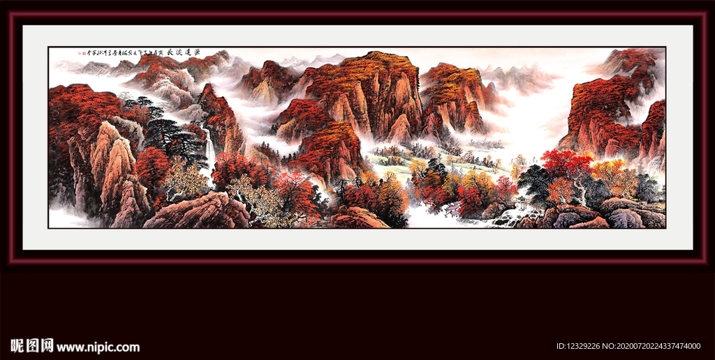 山水画 水墨山水画 意境山水画