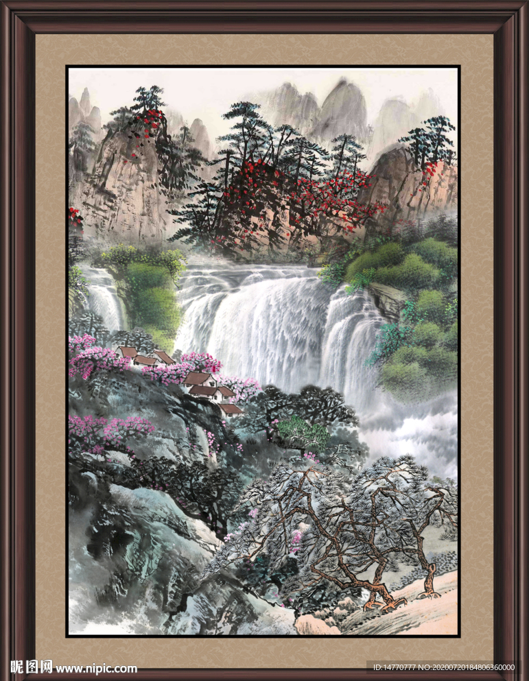 巨幅山水画