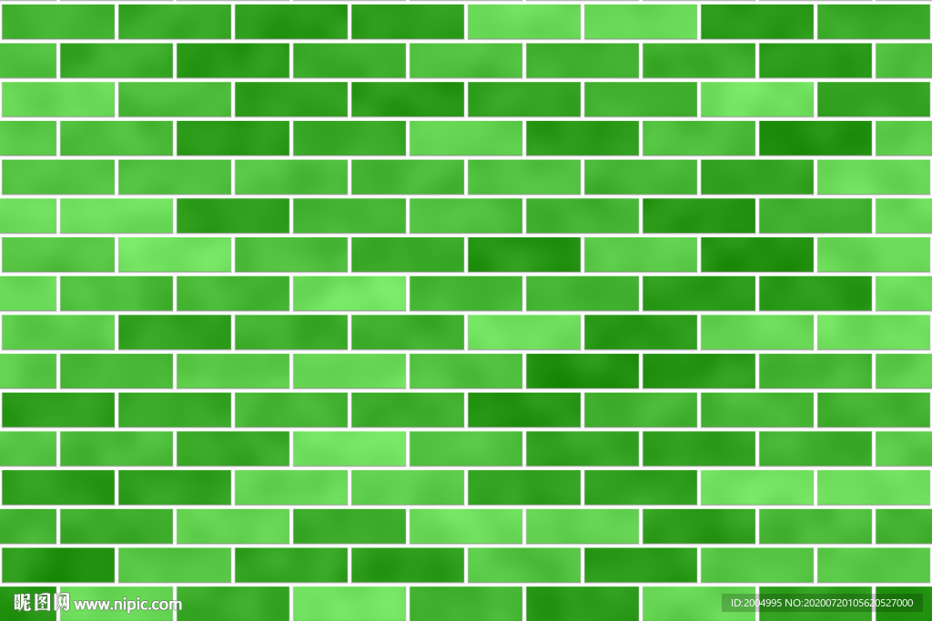 绿砖墙