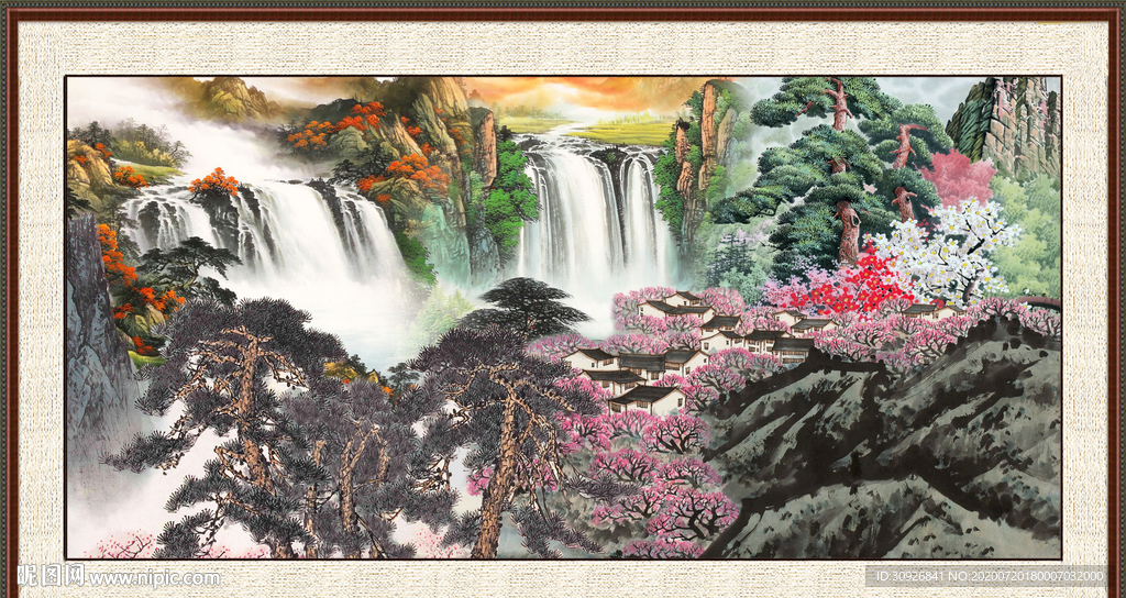 山水装饰画