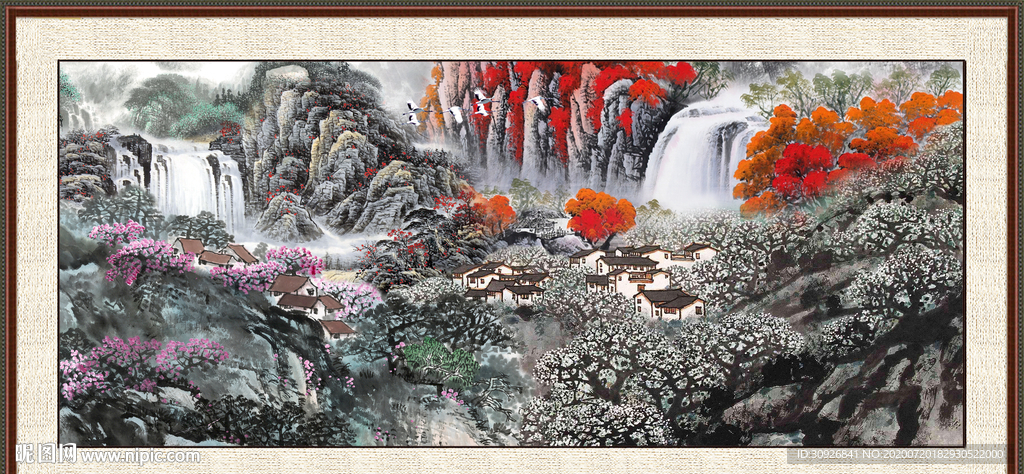 山水装饰画
