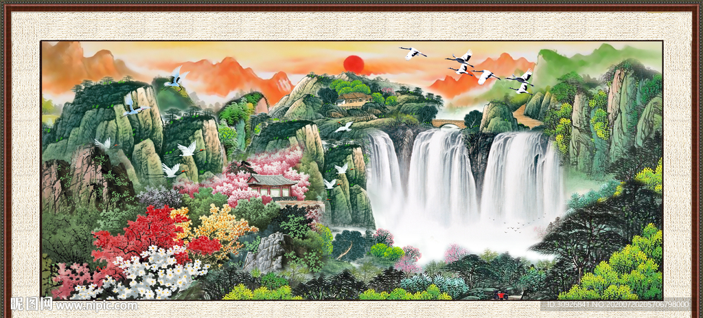 山水装饰画