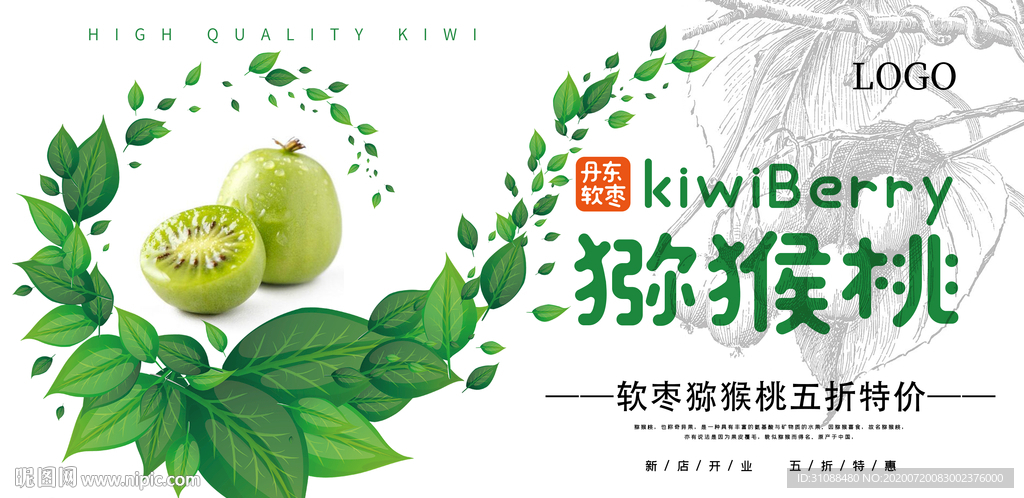 丹东软枣海报 软枣子海报 软枣