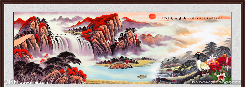 鸿运当头国画鸿运当头