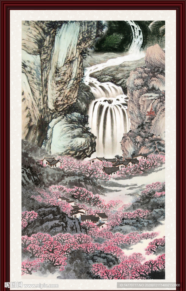 巨幅山水画