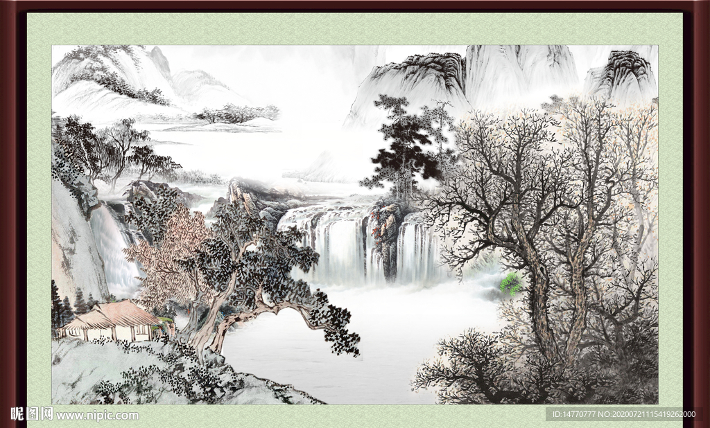 巨幅山水画