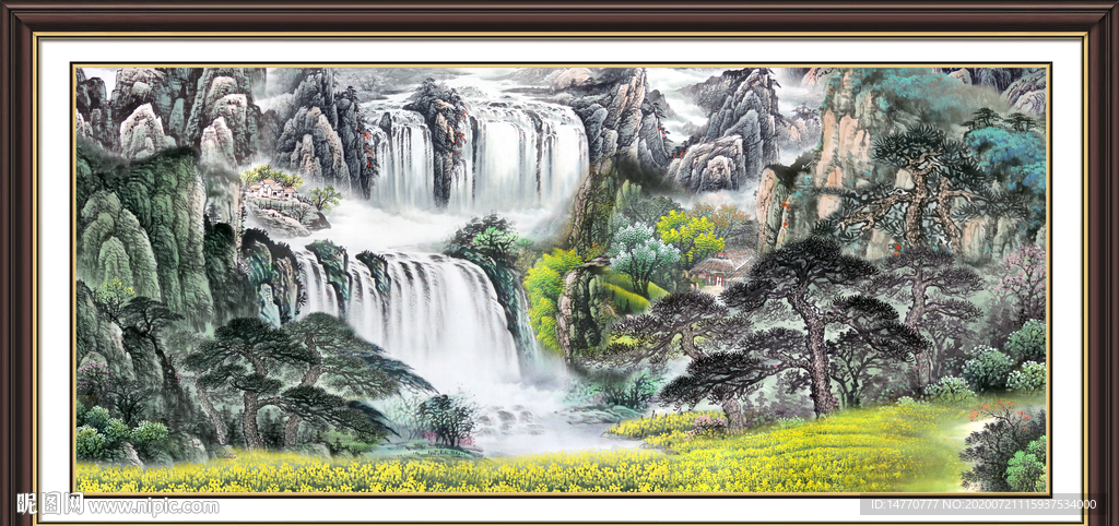 巨幅山水画