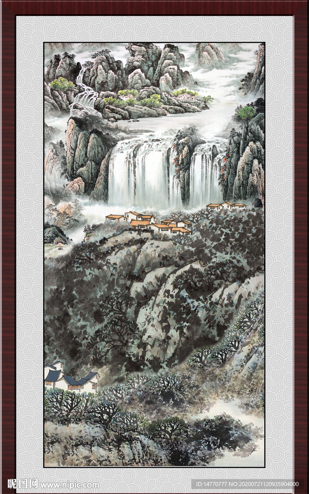 巨幅山水画