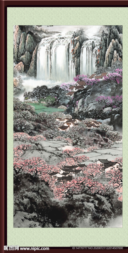 巨幅山水画