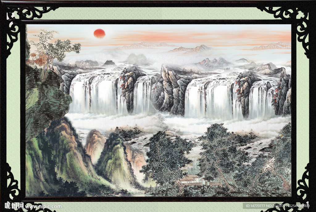 山水风景画
