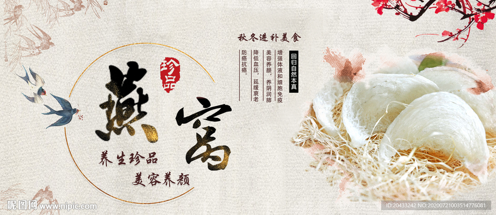 燕窝滋补海报