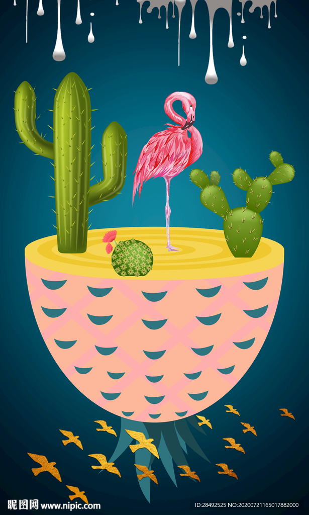 热带植物装饰画