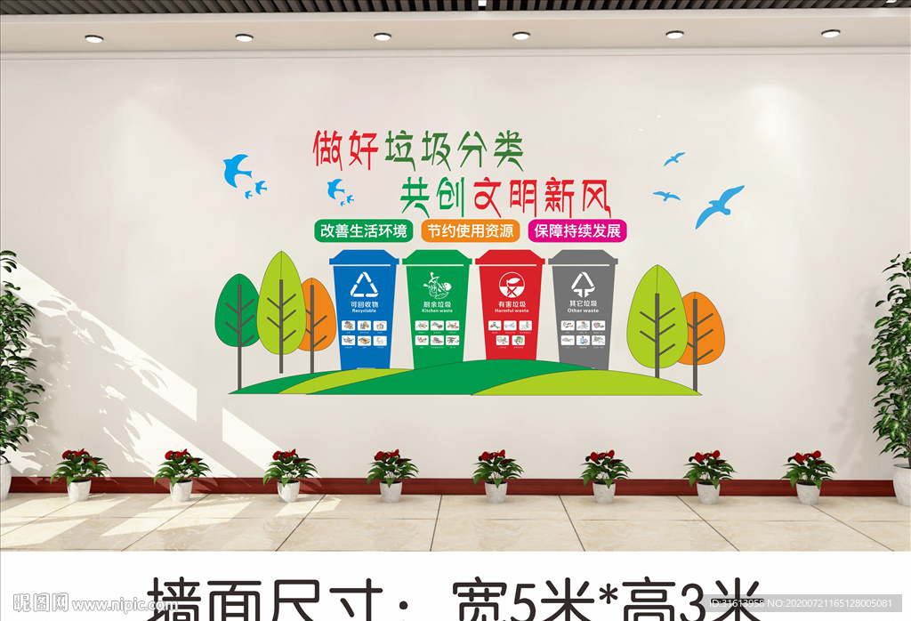 垃圾分类文化墙