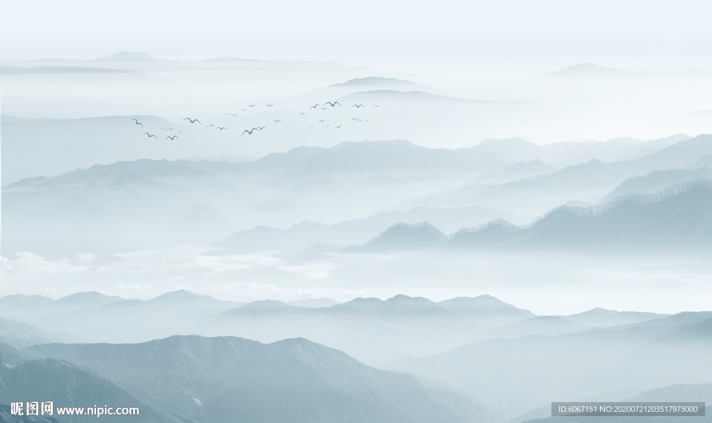 新中式山水画