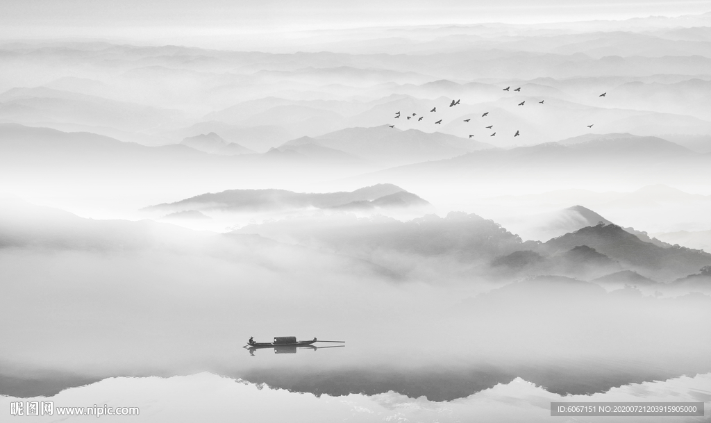 新中式山水画