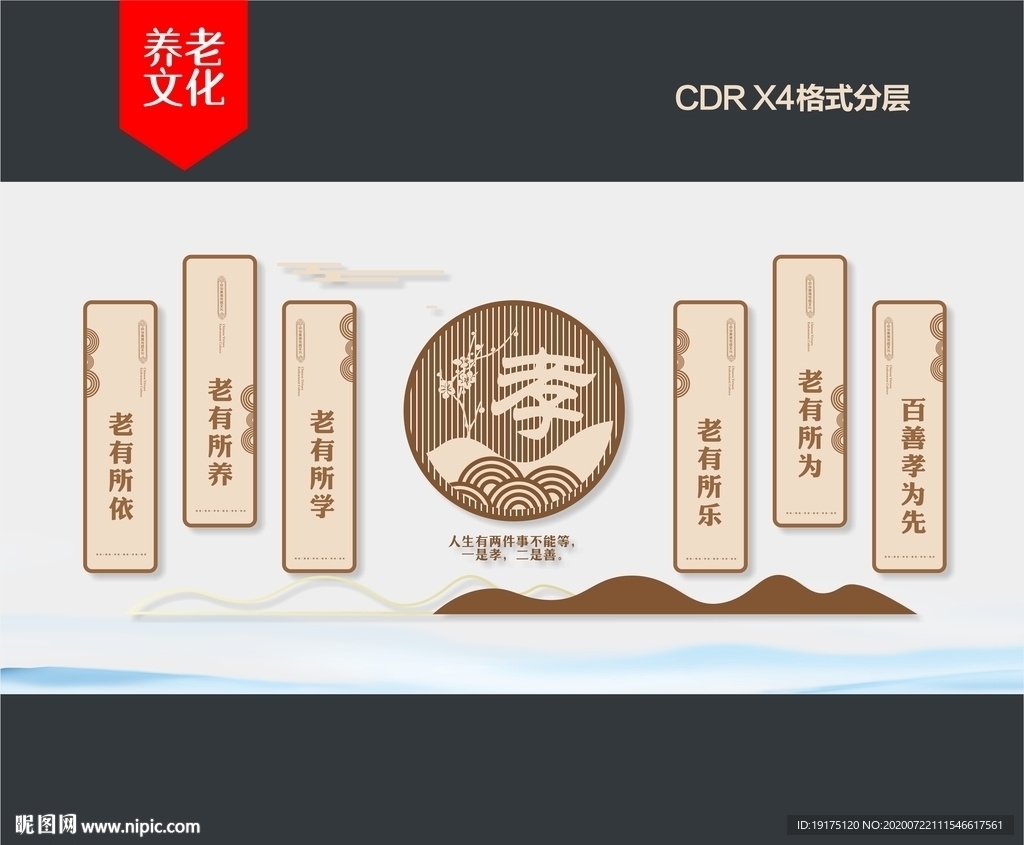 养老文化墙