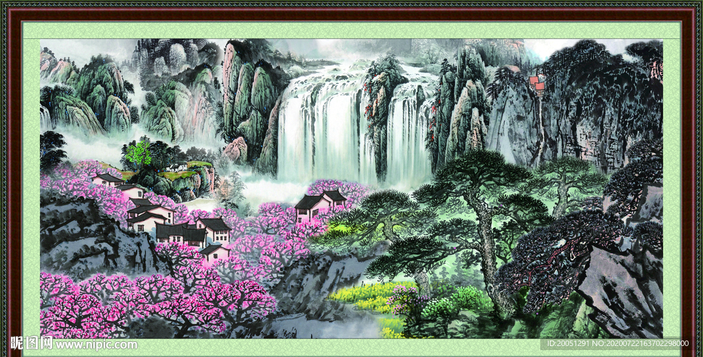 聚宝盆山水