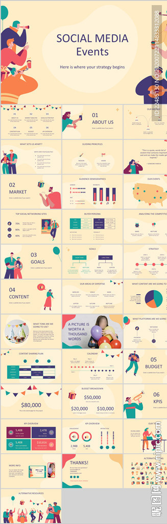 音乐会音乐节主题PPT模板