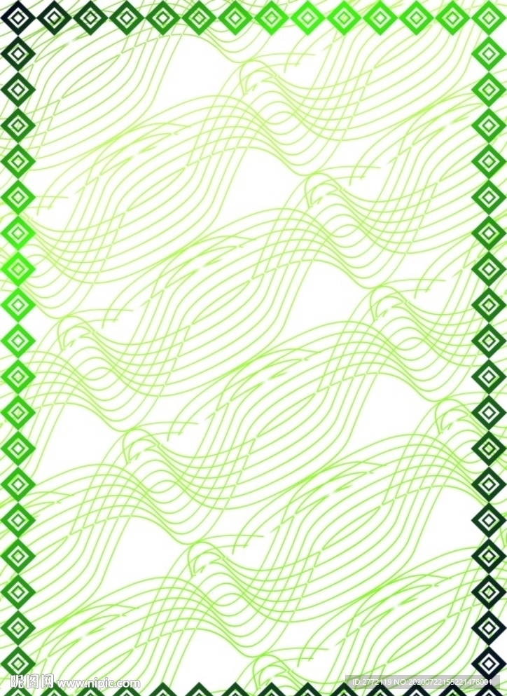 一叶 花样证书纹