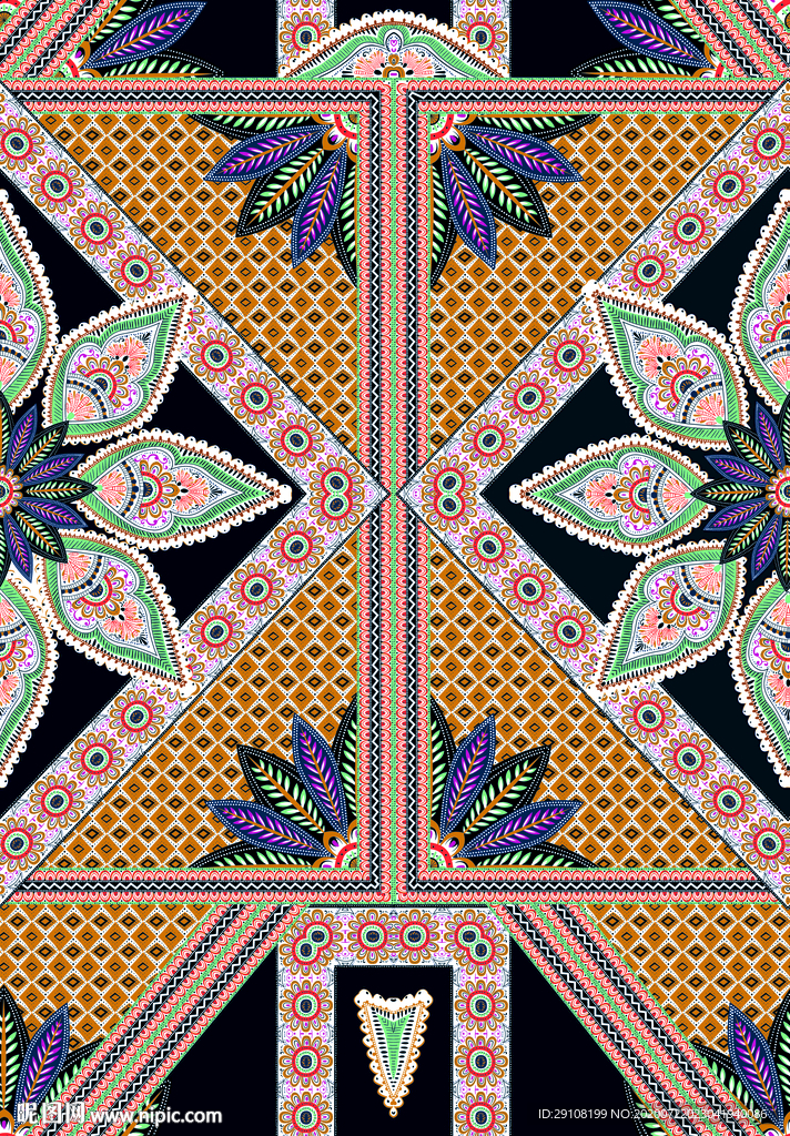 大牌花型  方巾