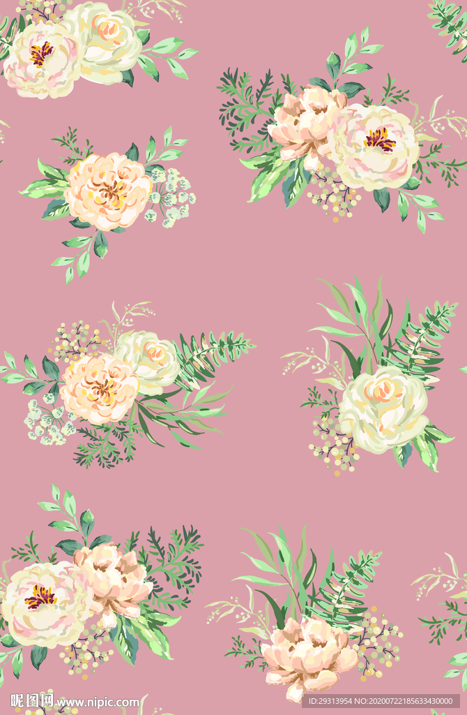 手绘花