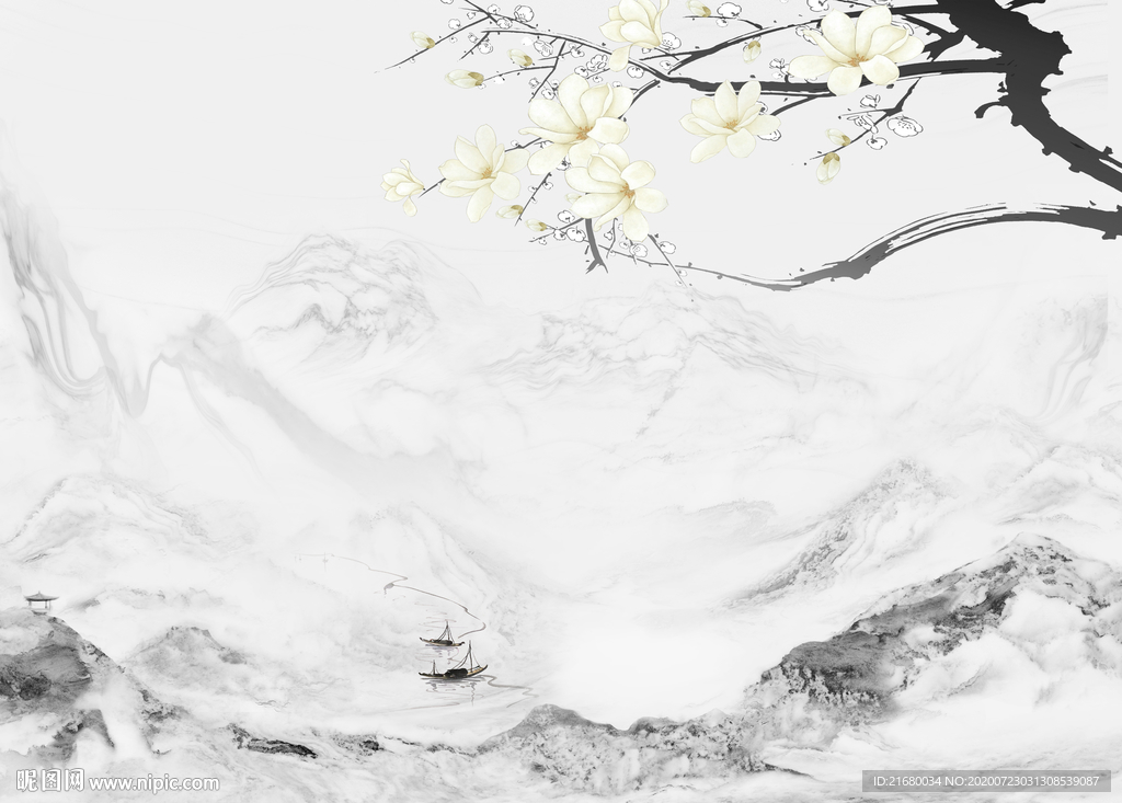 梅花爵士白大理石纹