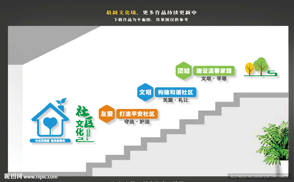 楼道社区文化墙