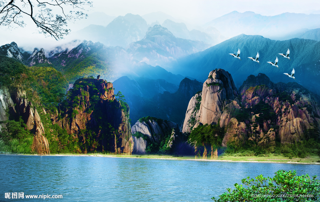 山水风景画