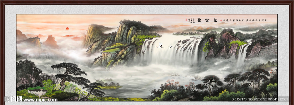 山水画国画山水画