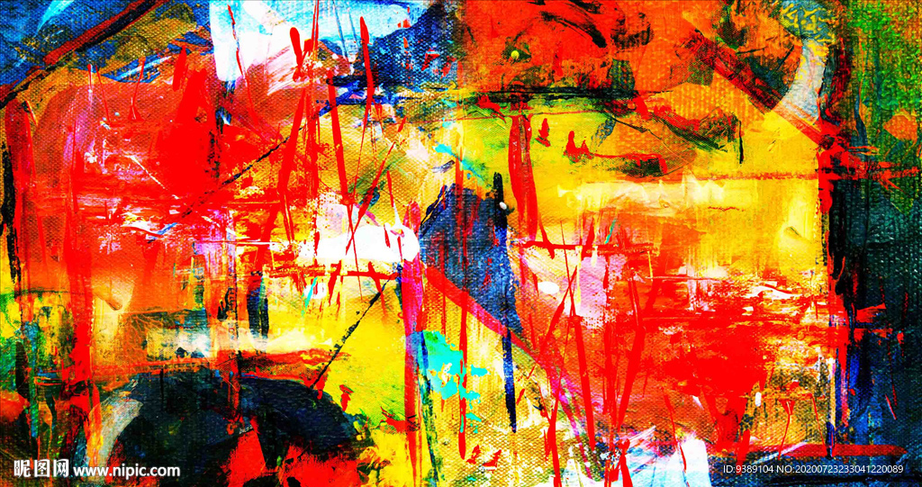 抽象油画
