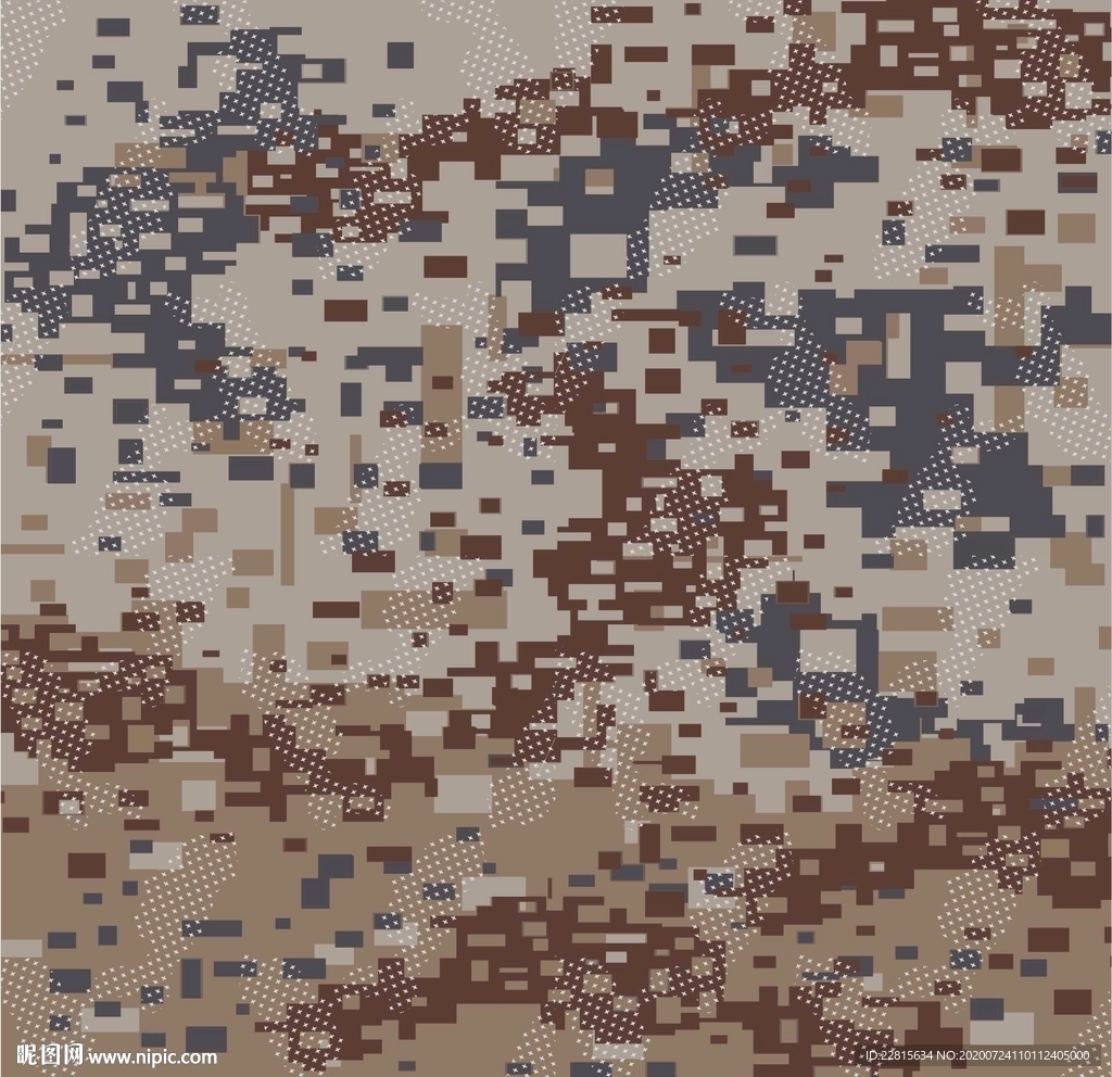 矢量迷彩图案纹样数码印花设计