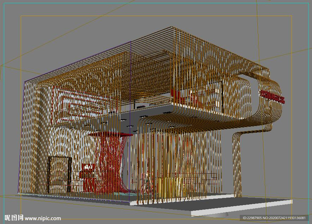 展台 3d展览设计 展台设计