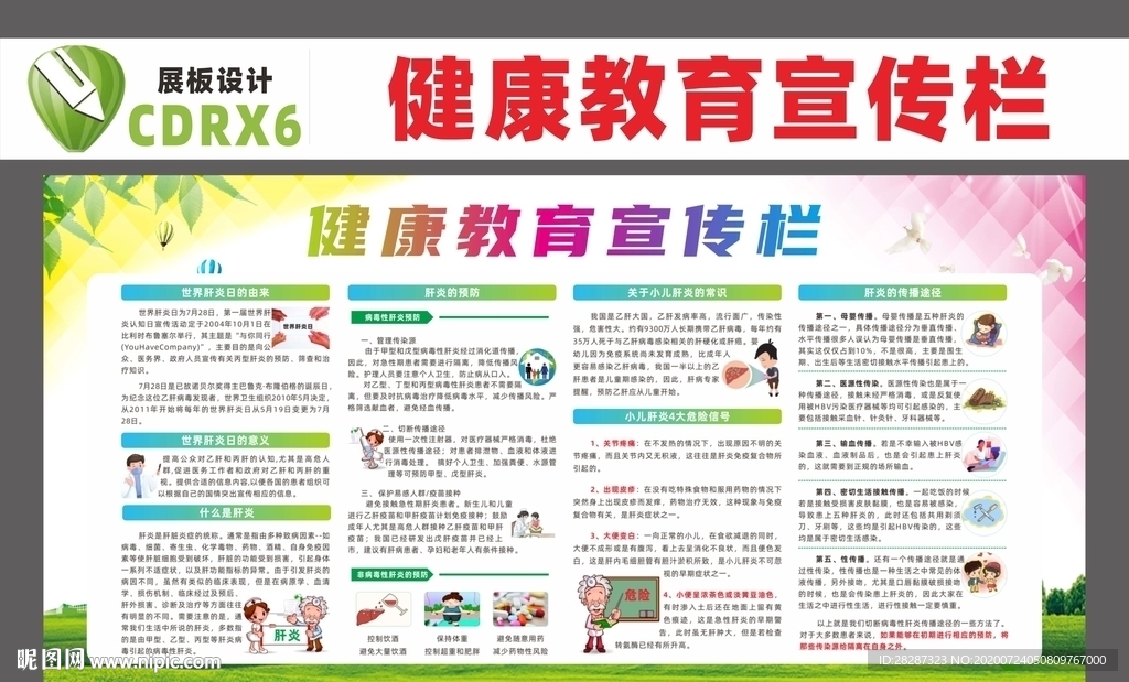 2020年健康教育宣传栏