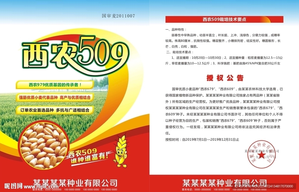 西农509