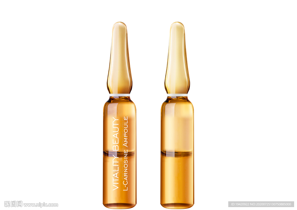 透明安瓶分层图