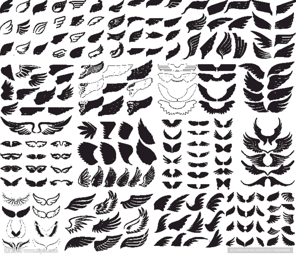 美丽的蝴蝶翅膀|平面|图案|安尽亦沫然 - 原创作品 - 站酷 (ZCOOL)