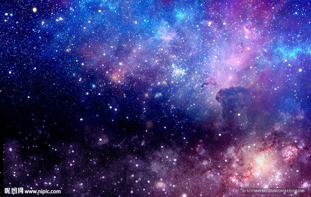 时尚梦幻星空背景