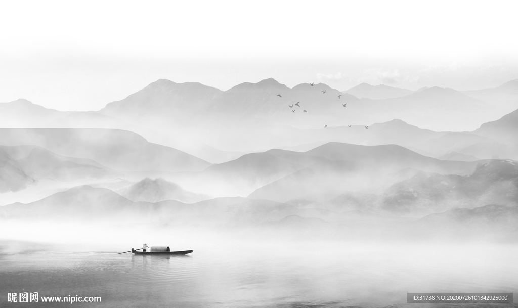 新中式山水画