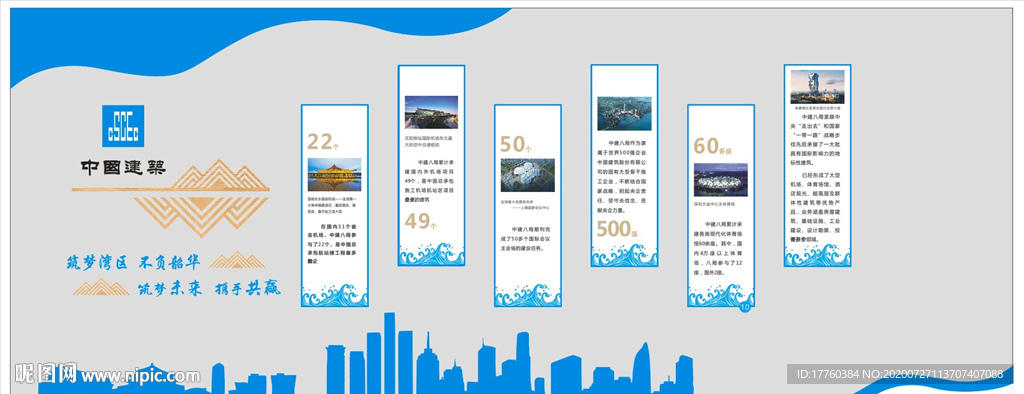 企业发展历程文化造型墙