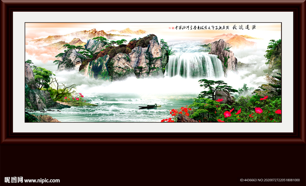 山水画 水墨山水画 意境山水画