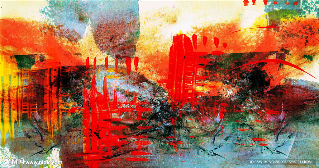 抽象油画