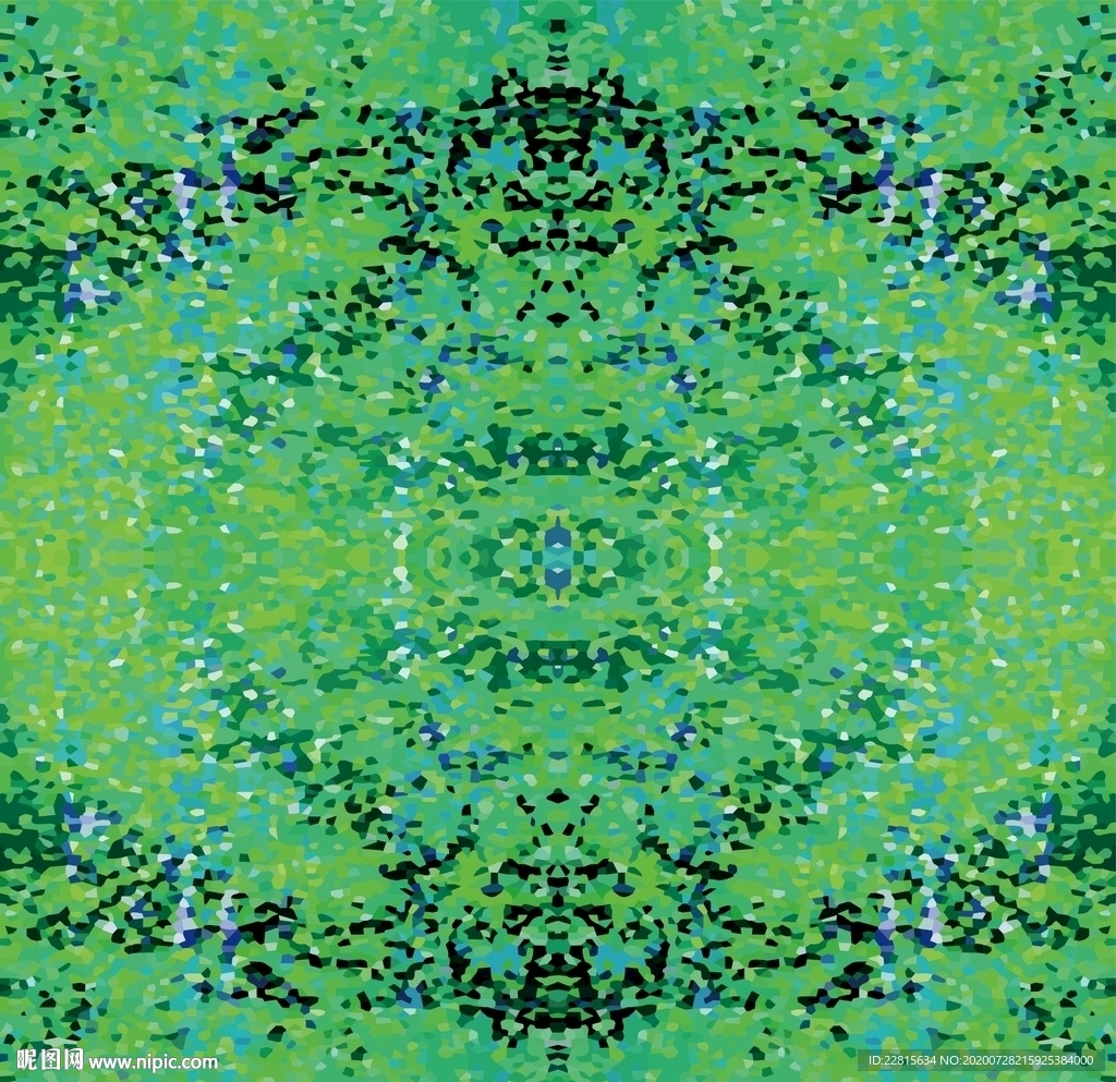 矢量迷彩马赛克纹样数码印花设计