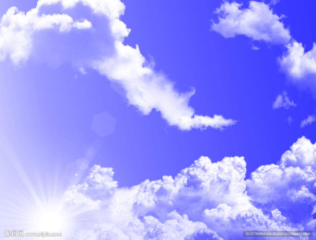蓝天白云