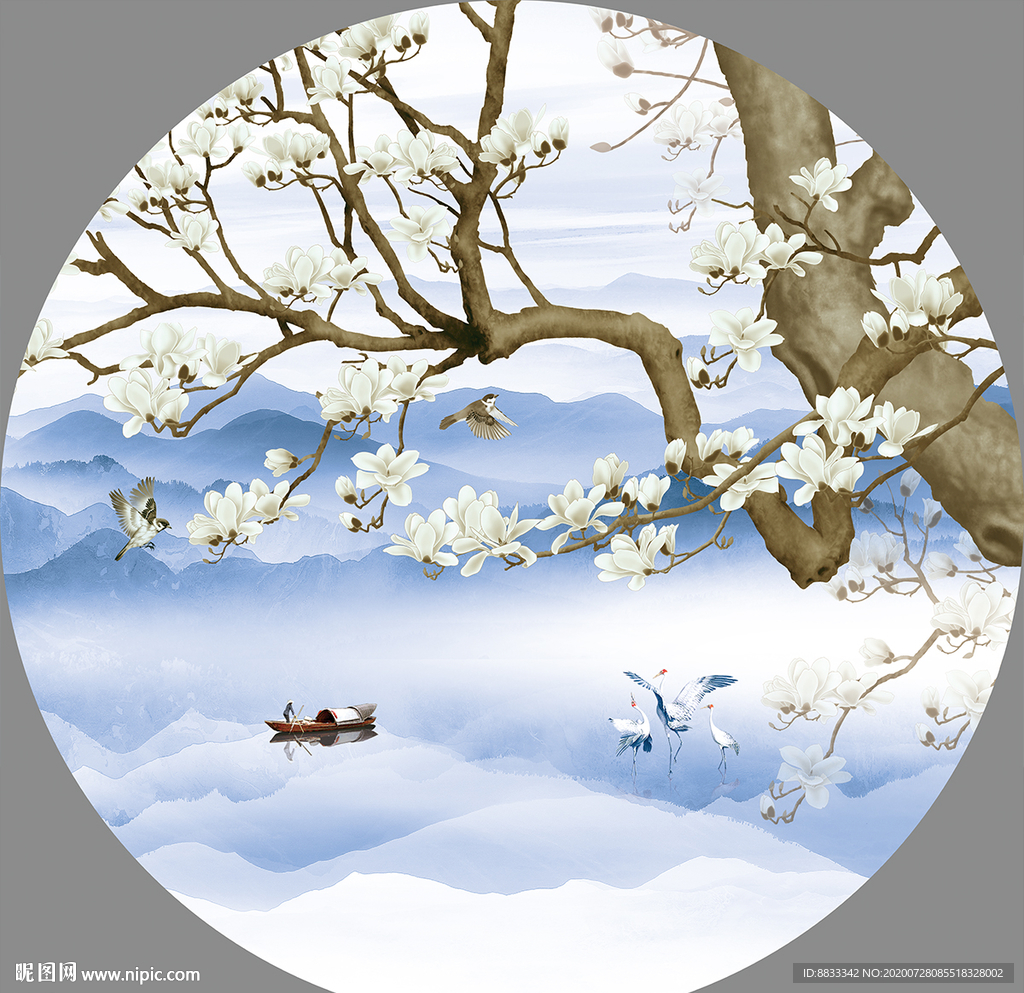 新中式 山水画