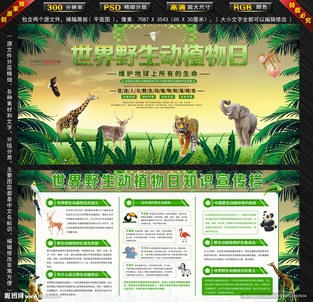 世界野生动植物日