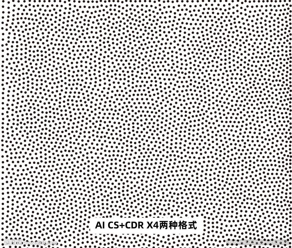 矢量圆点针孔纹