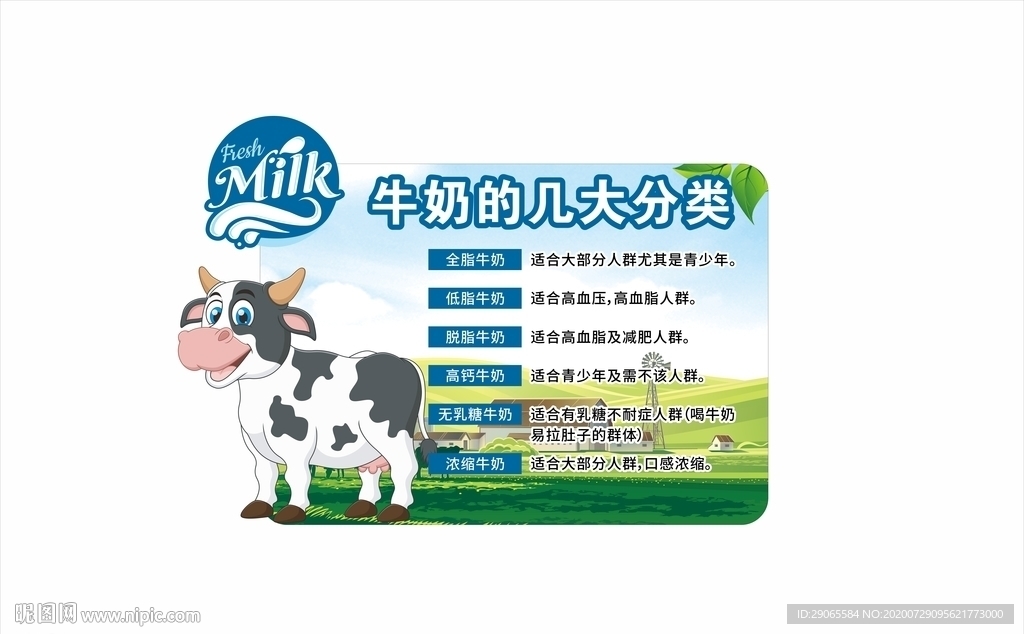 牛奶的几大分类