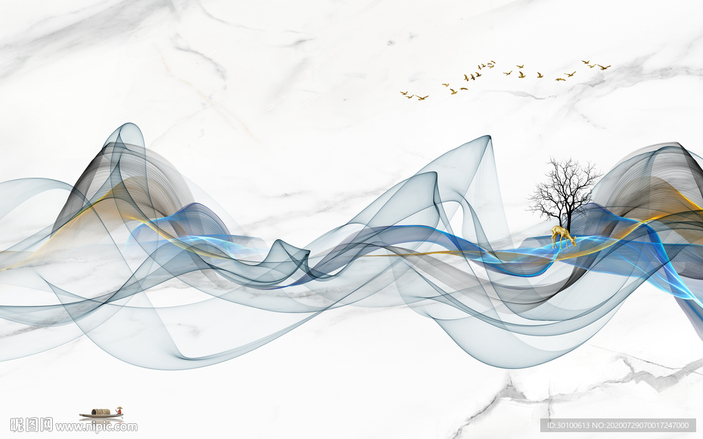 线条背景爵士白 TIF分层